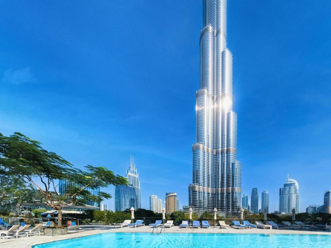 Gorgeous High Floor 3-Bed With Full Burj View Apartment Dubai Exterior photo